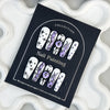 Mid-length Hand-painted Cartoon Fake Nails – Stylish Hand-worn Press-on Set